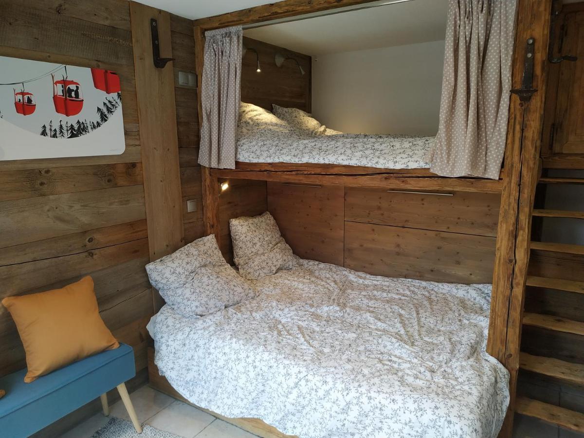 Le Montana - Studio Rue Du Centre - Cosy Et Montagnard - Navette Les Gets Eksteriør billede