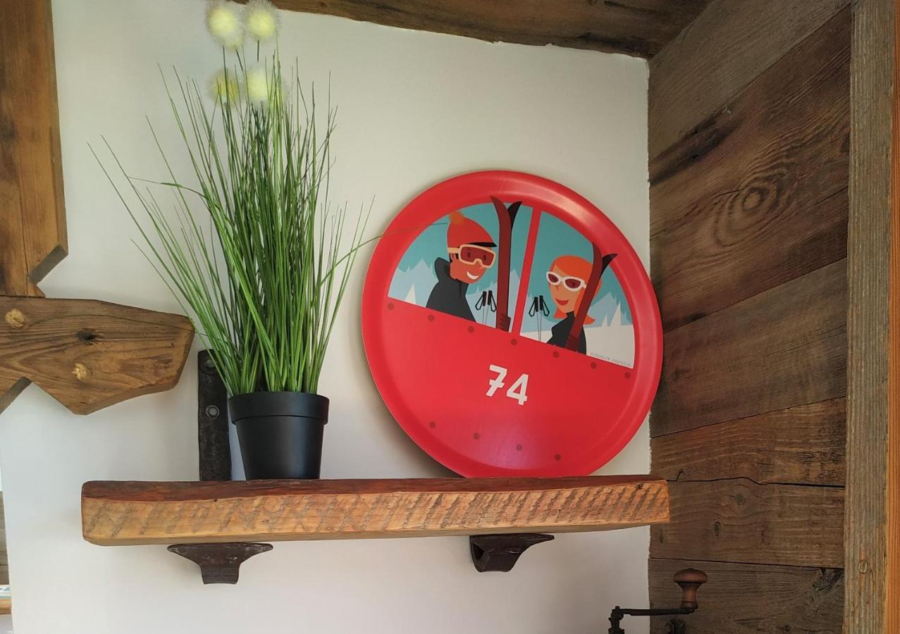 Le Montana - Studio Rue Du Centre - Cosy Et Montagnard - Navette Les Gets Eksteriør billede